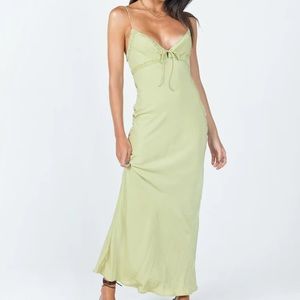 Princess Polly Emily Maxi Dress in Green